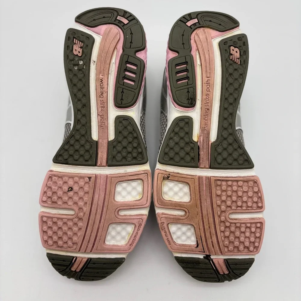 New Balance 665 Susan G Komen Walking Shoes Grey Silver Pink WW665KM Mens 8
